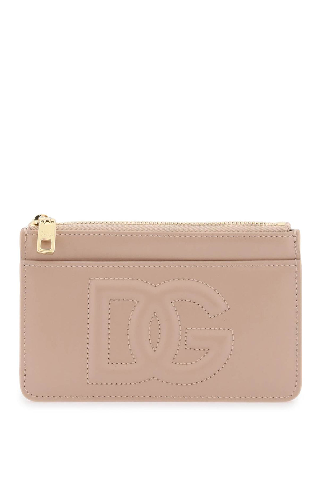 Dolce & Gabbana Cardholder With Dg Logo   Neutro