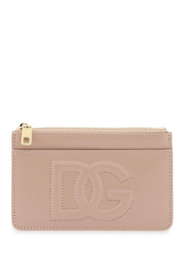 Dolce & Gabbana Cardholder With Dg Logo   Neutro