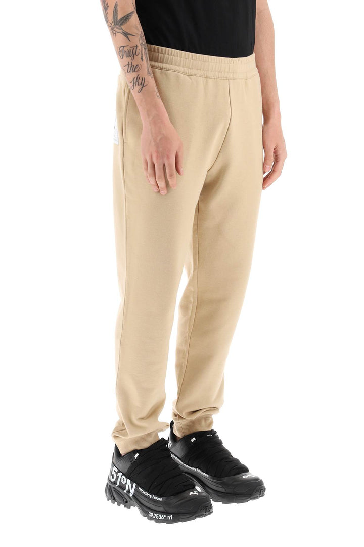 Burberry Cotton Sweatpants With Prorsum Label   Beige