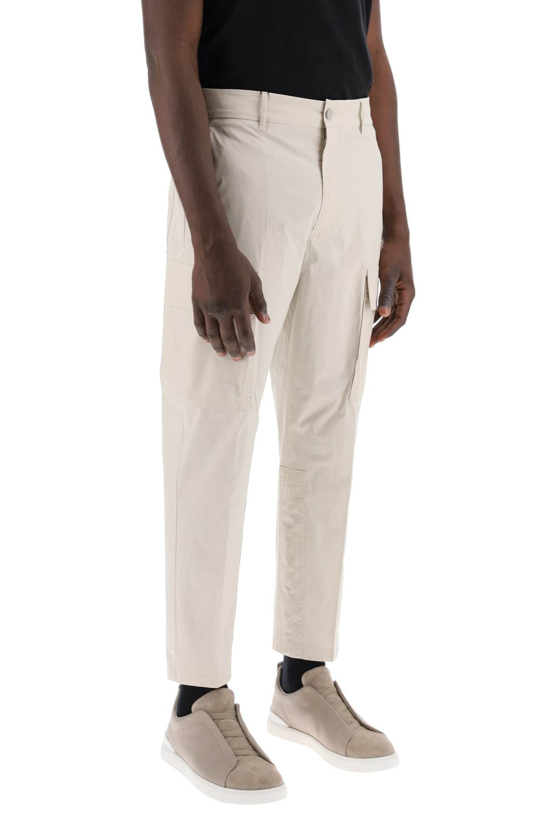 Etro Tapered Leg Cargo Pants With   Neutral