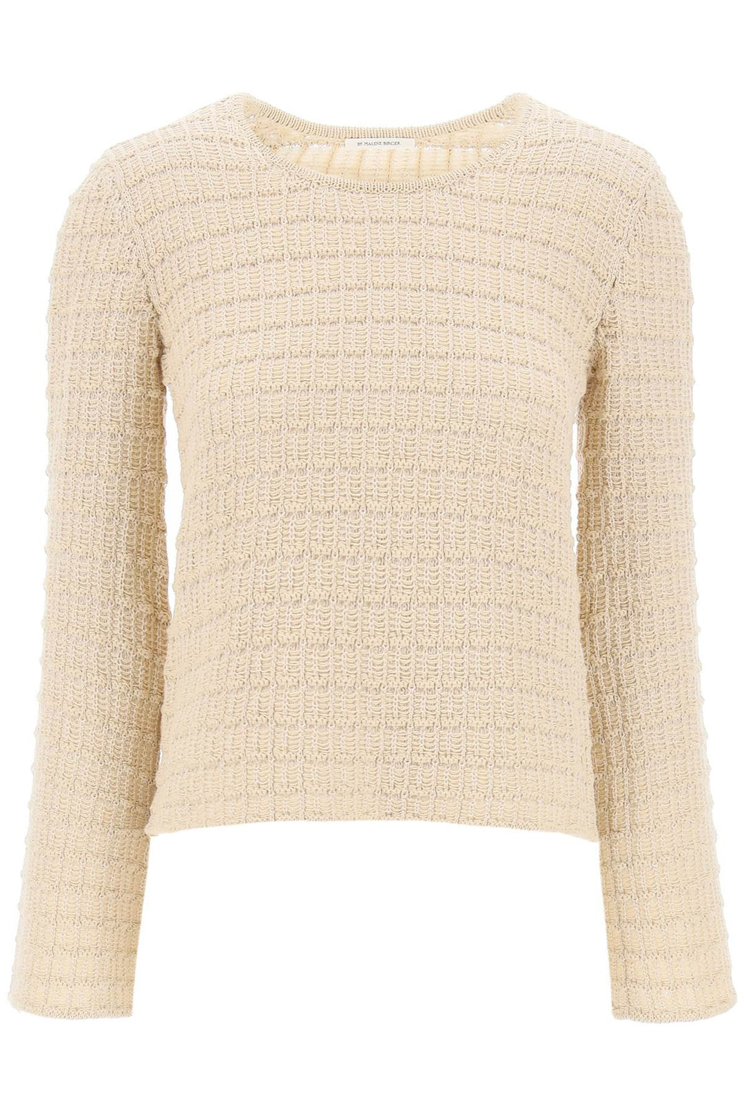 By Malene Birger Replace With Double Quotecharmina Cotton Knit Pullover   Beige