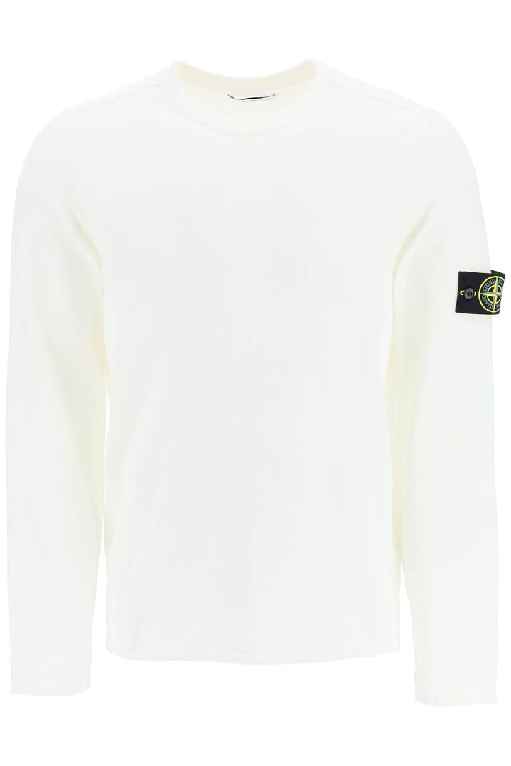 Stone Island Raw Cotton Sweater   Bianco