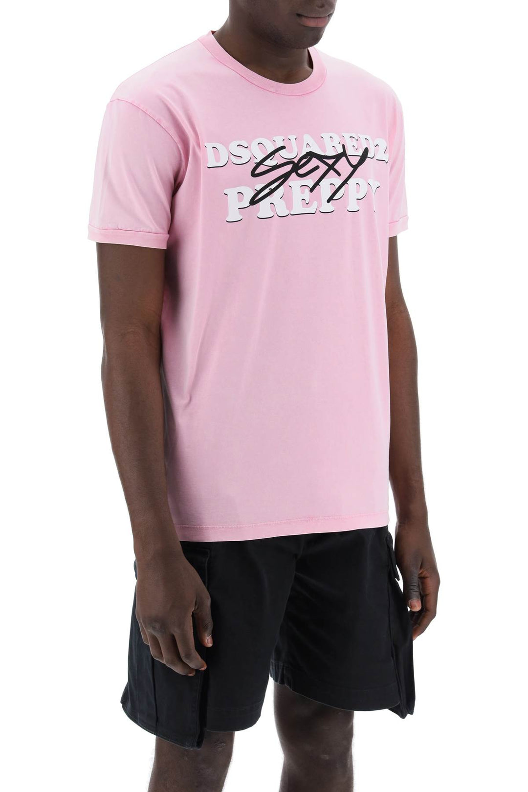 Dsquared2 Replace With Double Quotesexy Preppy Muscle Fit T   Rosa