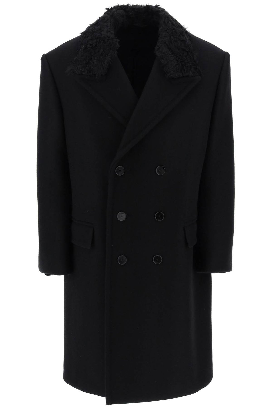 Lanvin Wool Oversize Coat   Nero