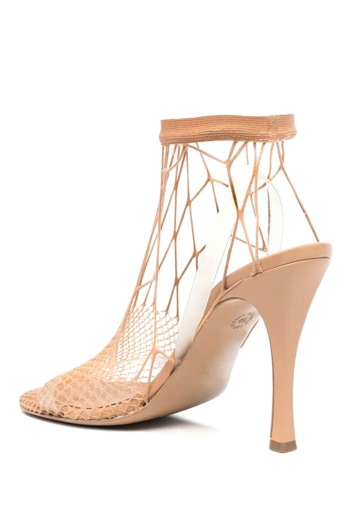 Stella Mc Cartney 'Stella 100' Mesh Sandals   Beige