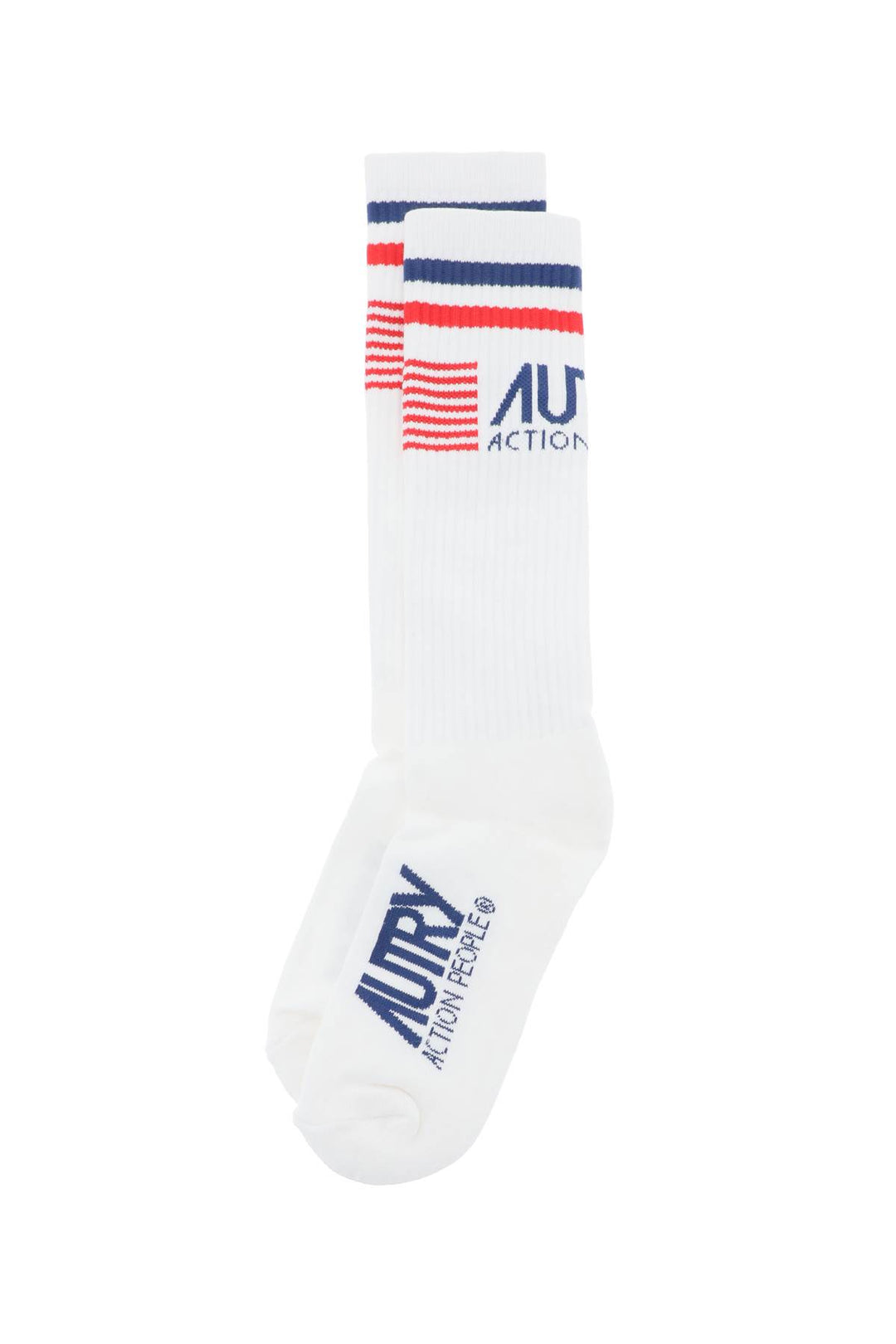 Autry Icon Socks   Bianco