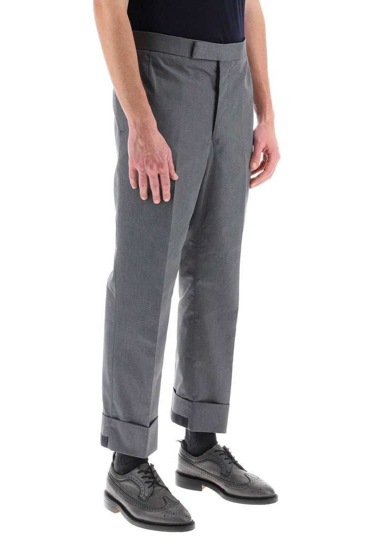 Thom Browne Cropped Tailoring Pants   Grigio