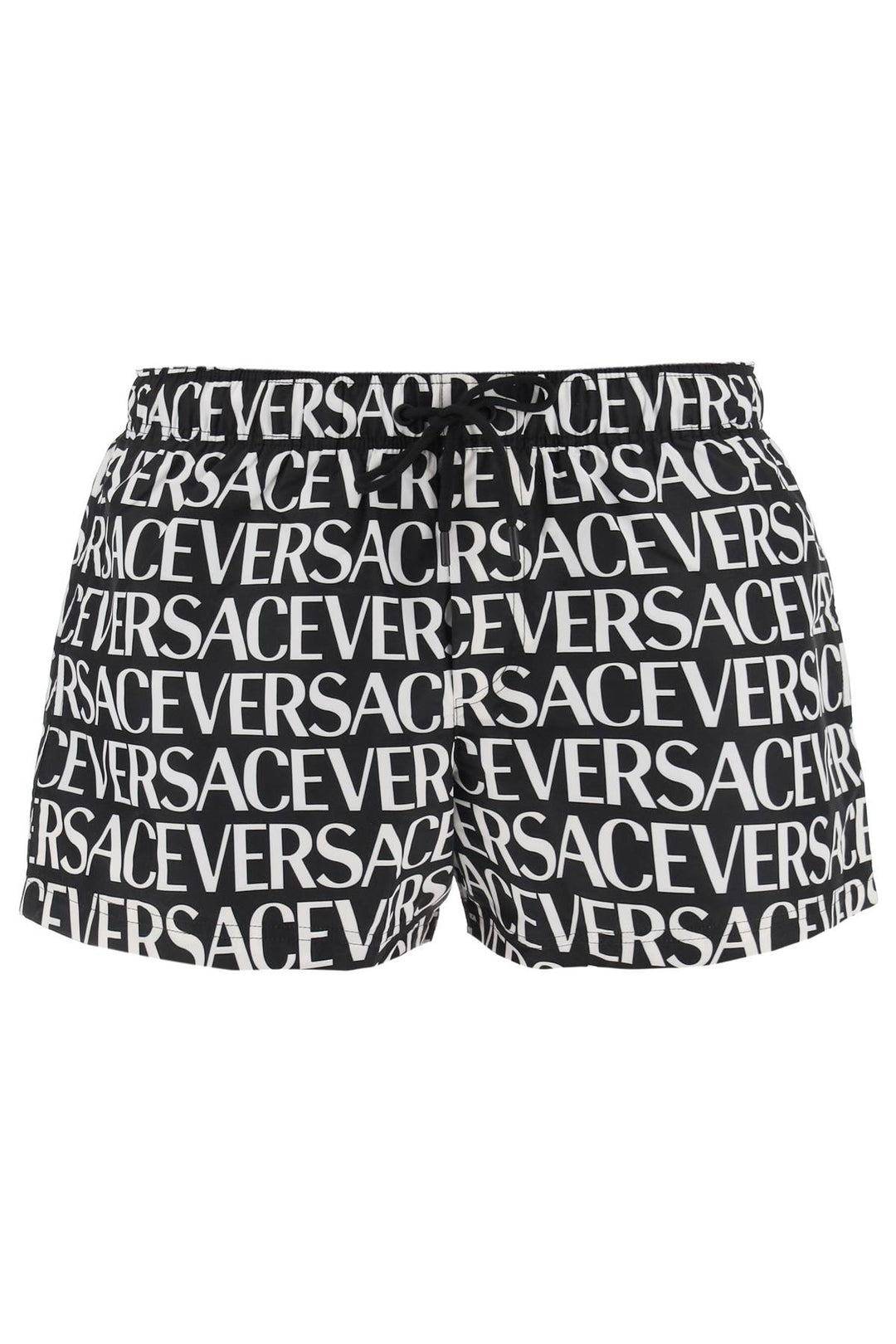 Versace Allover Swim Trunks   Bianco