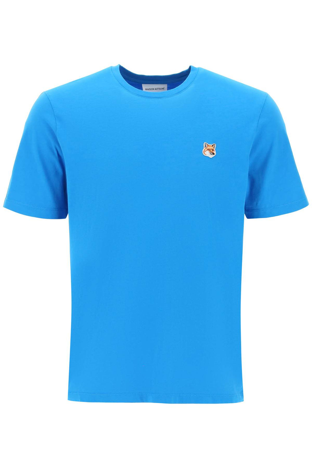 Maison Kitsune Fox Head T Shirt   Blu