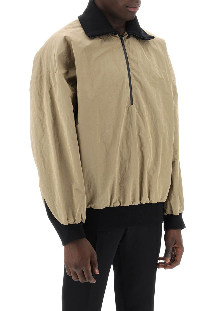 Fear Of God Replace With Double Quotehalf Zip Track Jacket With   Beige