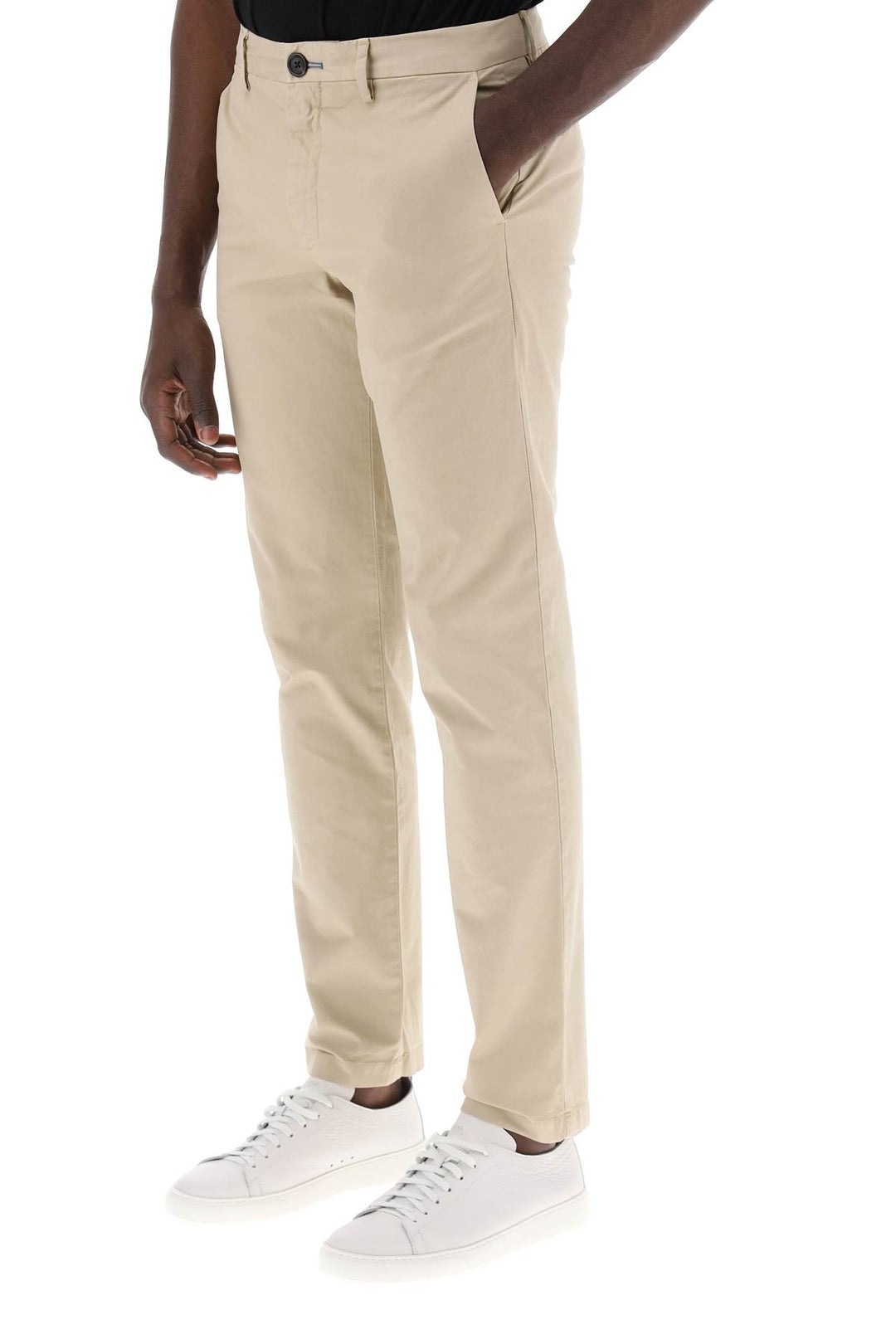 Ps Paul Smith Cotton Stretch Chino Pants For   Beige