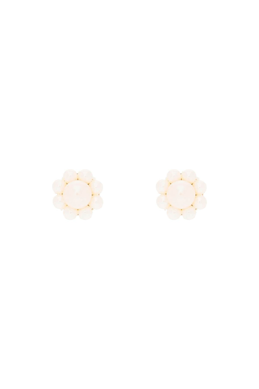 Simone Rocha Earrings With Pearls   Bianco