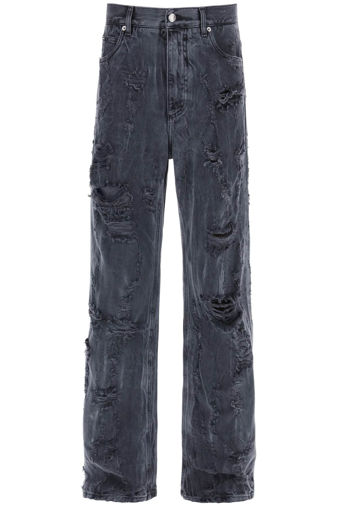 Dolce & Gabbana Destroyed Effect Jeans   Grigio