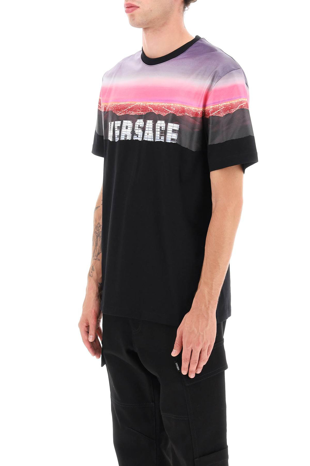 Versace Hills T Shirt   Nero