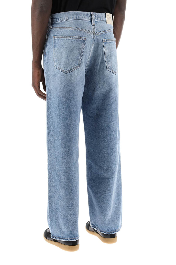 Agolde Low Slung Baggy Jeans   Blu