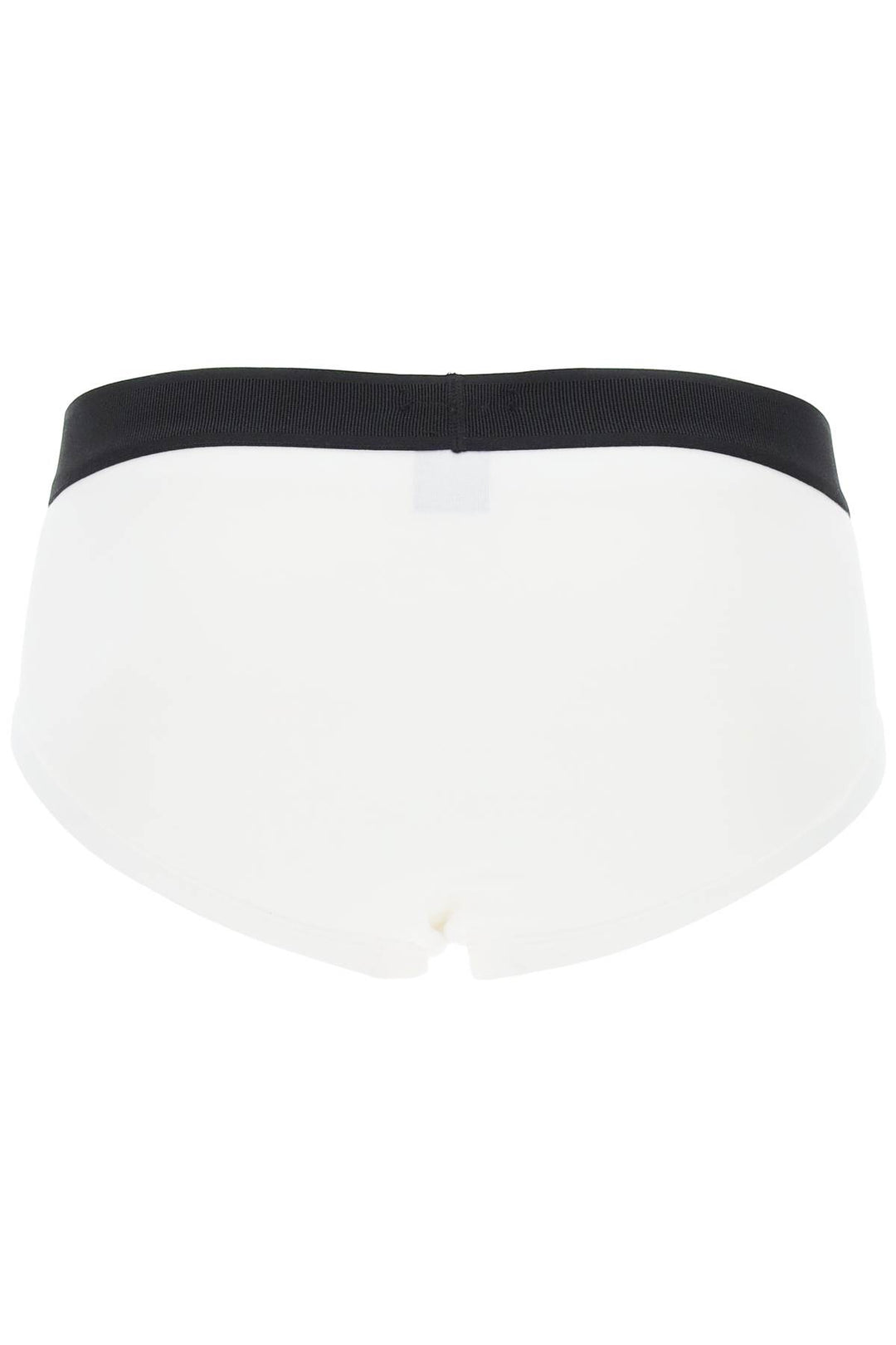 Tom Ford Logo Band Slip Underwear With Elastic   Bianco