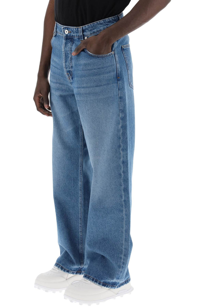 Jacquemus Large Denim Jeans From Nimes   Blu