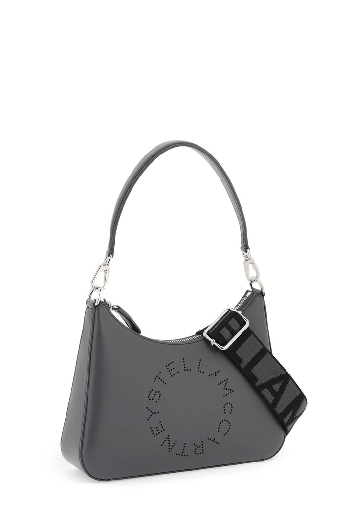 Stella Mc Cartney Small Logo Shoulder Bag   Grigio