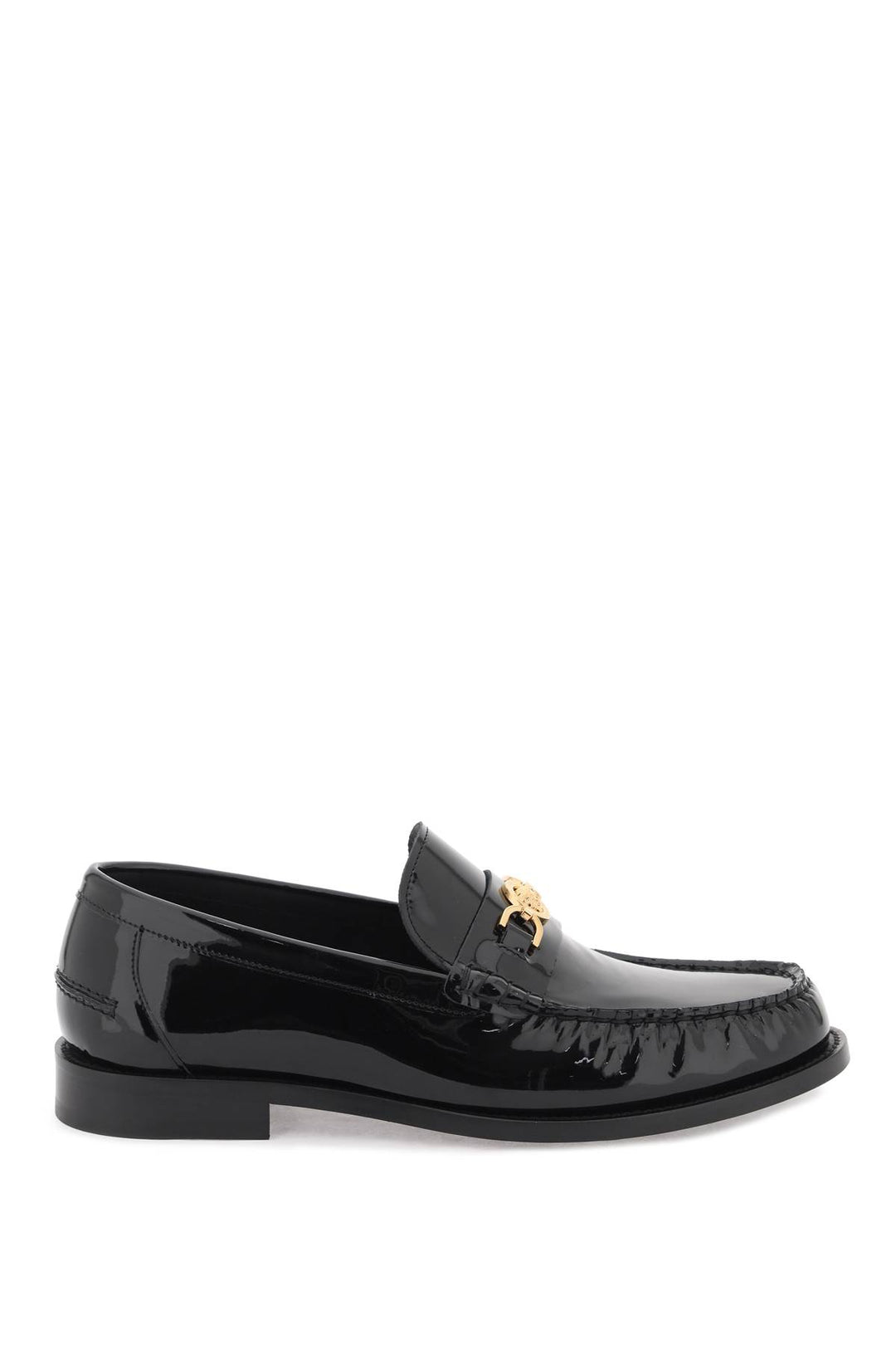 Versace Replace With Double Quotemedusa '95 Patent Leather   Nero