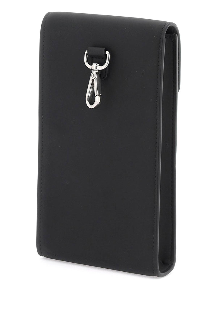 Balmain Phone Holder With Logo   Nero
