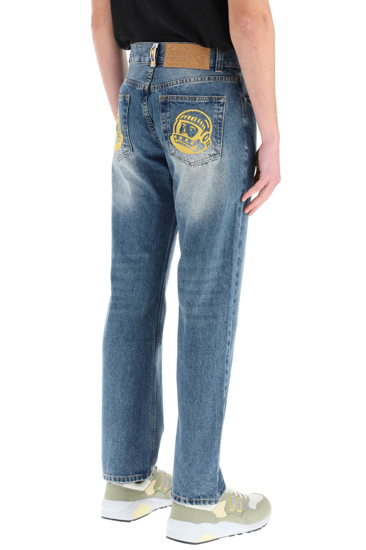 Billionaire Boys Club Jeans With Embroidery Decorations   Blu