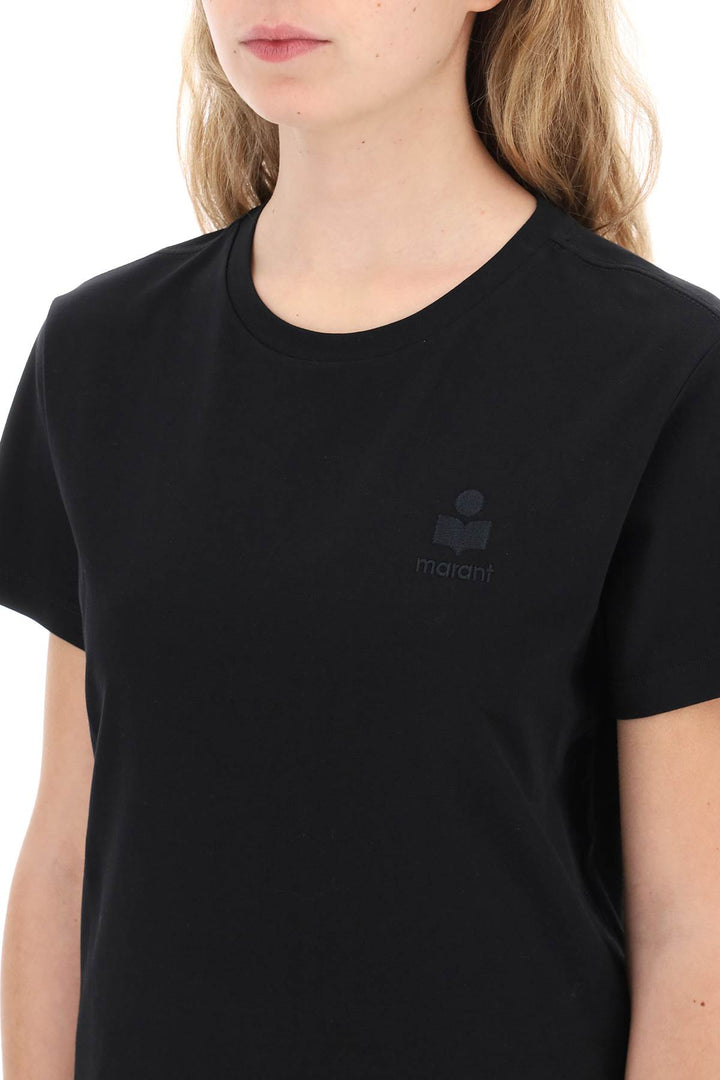 Isabel Marant Etoile Aby Regular Fit T Shirt   Nero