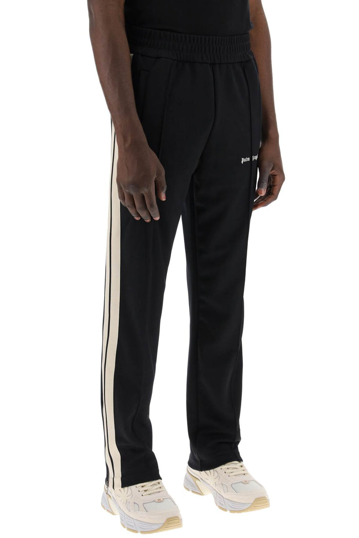 Palm Angels Contrast Band Joggers With Track In   Nero