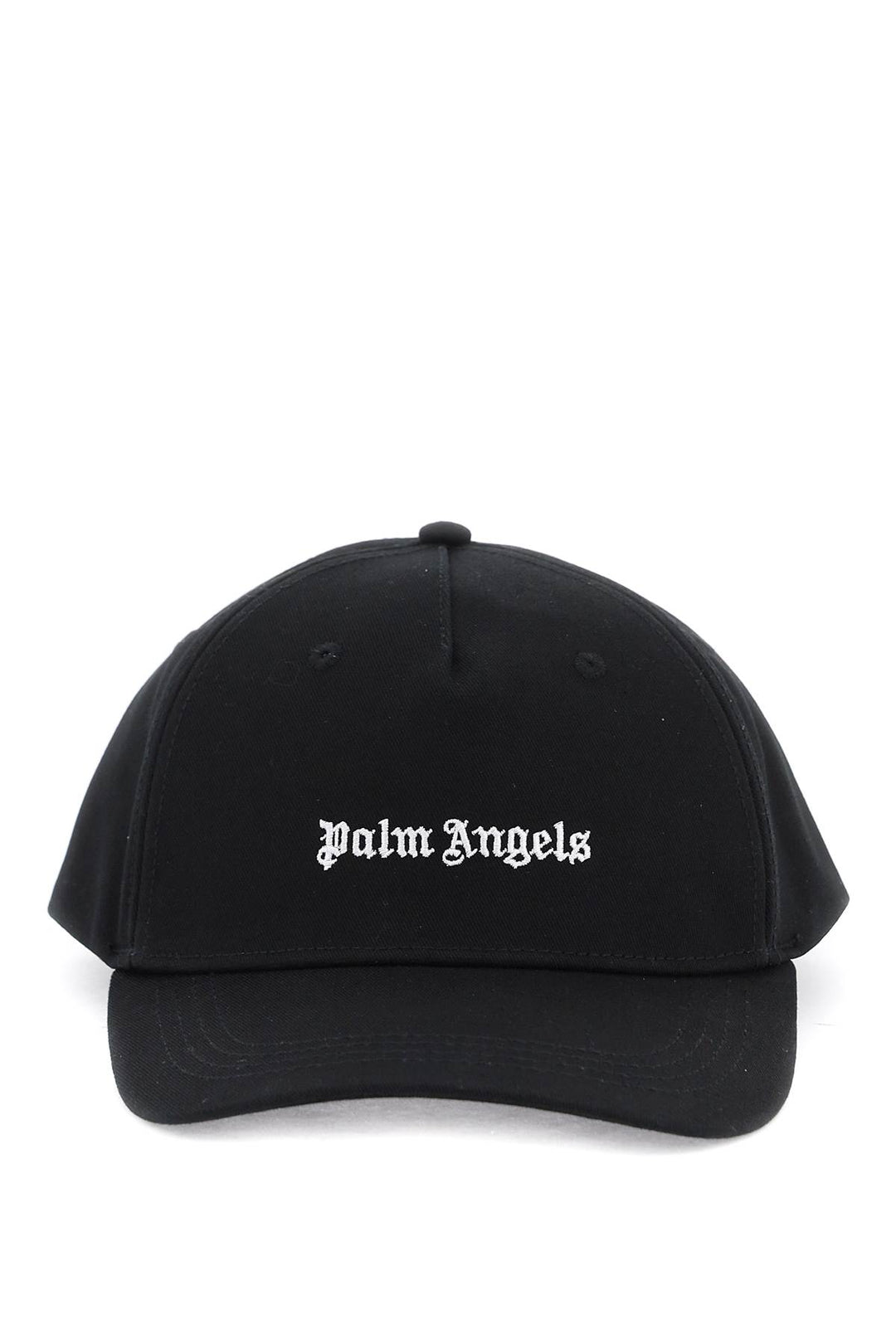 Palm Angels Embroidered Logo Baseball Cap With   Nero