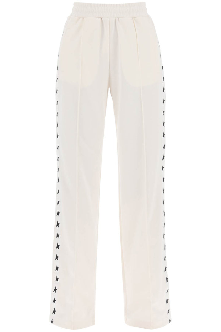 Golden Goose Dorotea Track Pants With Star Bands   Bianco