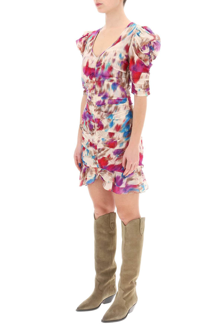 Isabel Marant Etoile Sireny Cotton Mini Dress   Multicolor