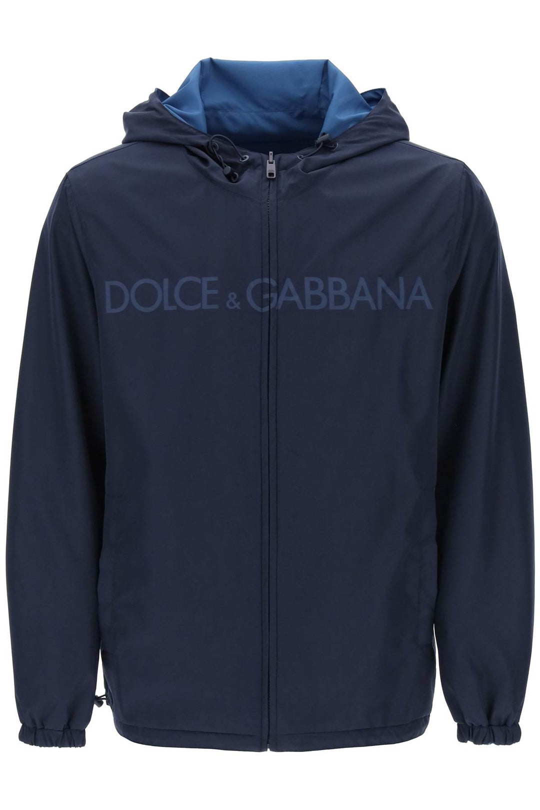 Dolce & Gabbana Reversible Windbreaker Jacket   Blu