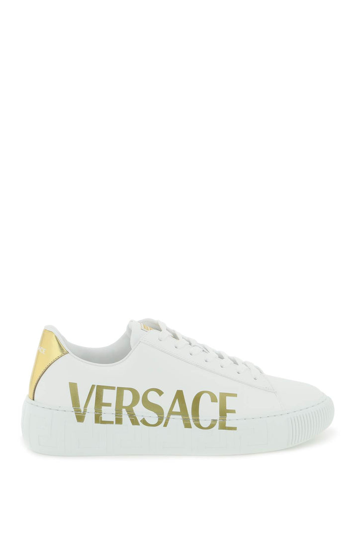 Versace 'Greca' Sneakers With Logo   White