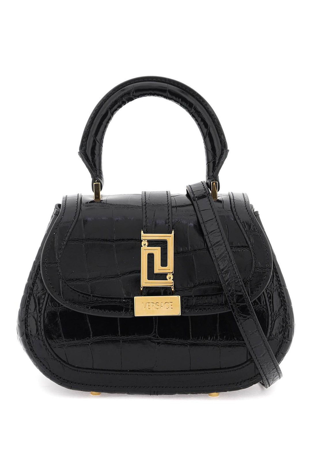Versace Greca Goddes Mini Bag   Nero