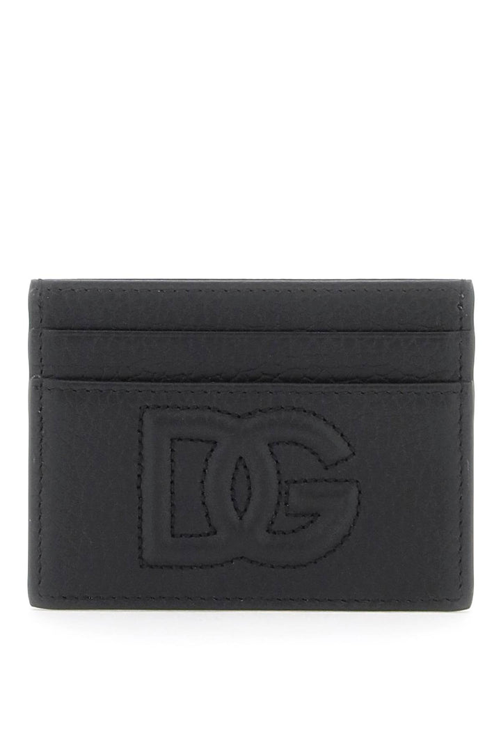 Dolce & Gabbana Cardholder With Dg Logo   Nero