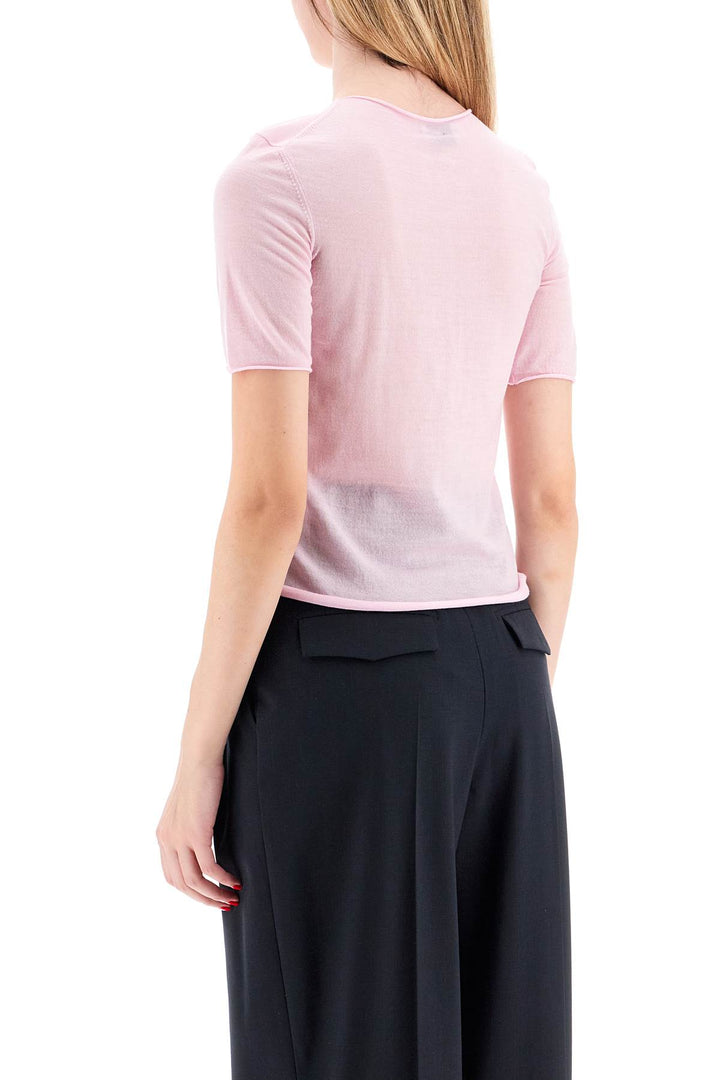 MRZ short-sleeved knit top for