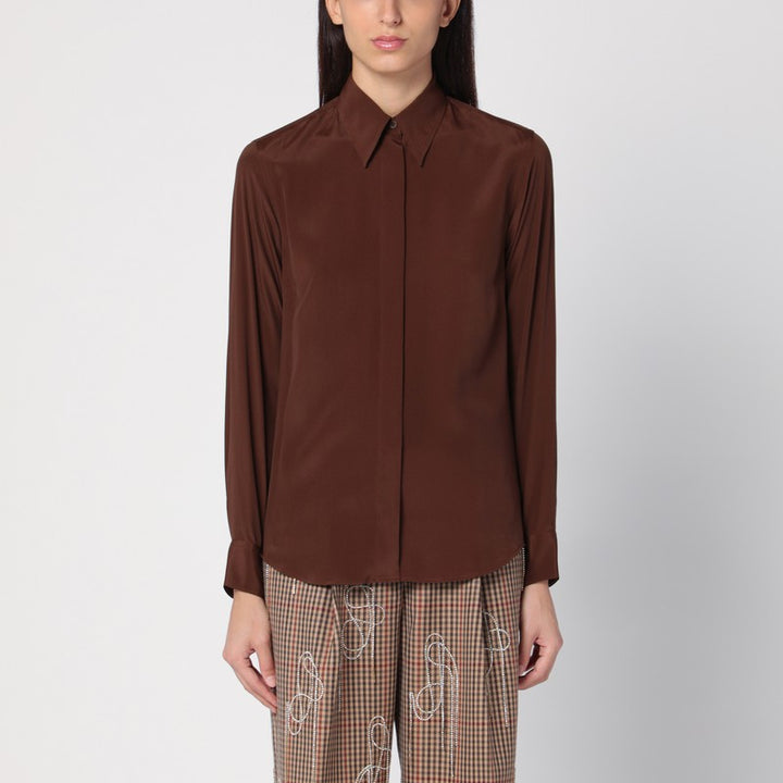 Dries Van Noten silk blend shirt