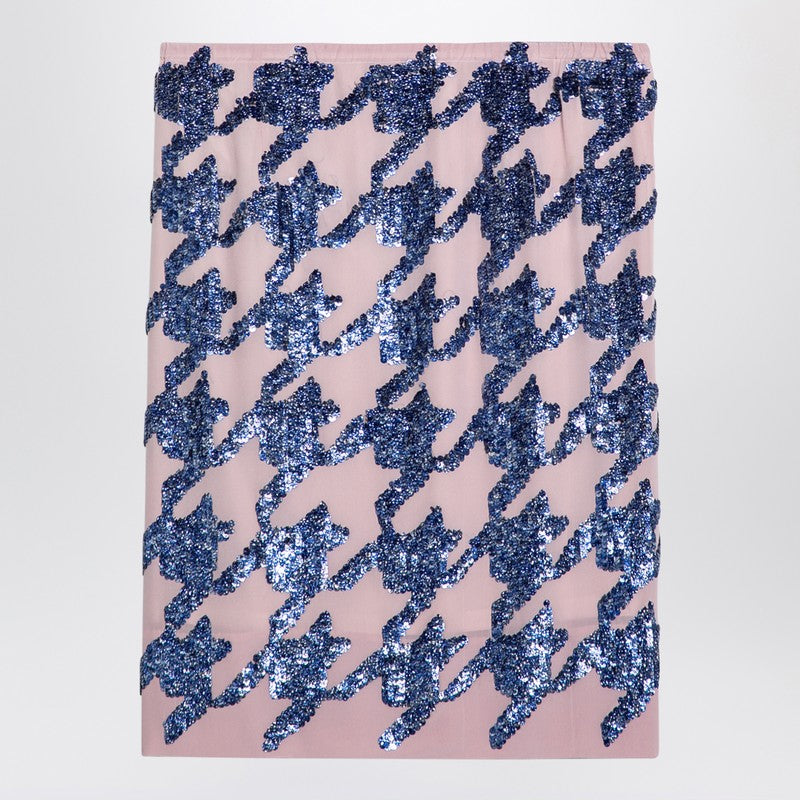 Dries Van Noten silk sequin skirt