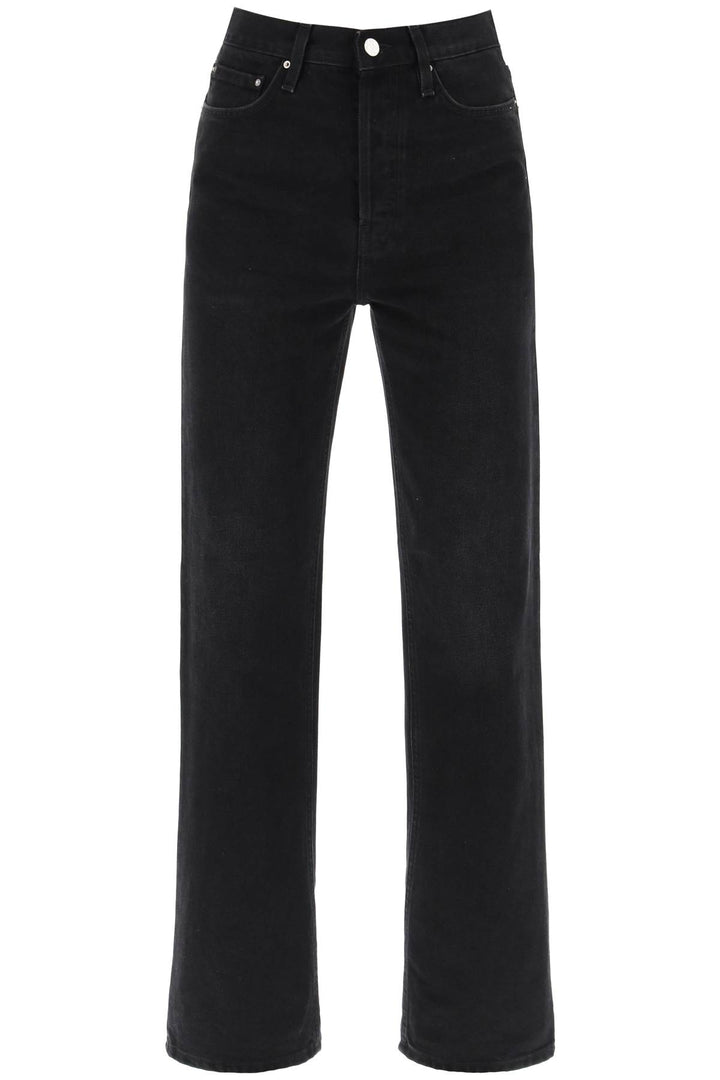 Toteme Organic Denim Classic Cut Jeans   Black