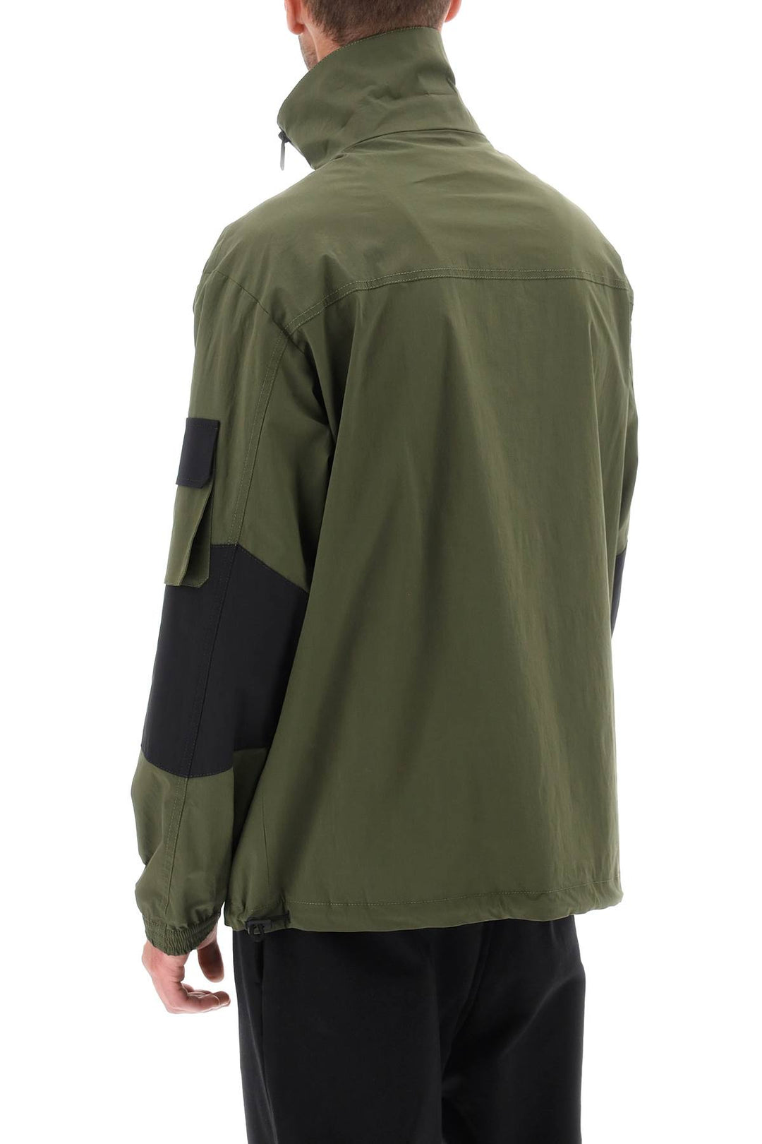 Dsquared2 Technical Blouson Jacket In Stretch Cotton   Verde
