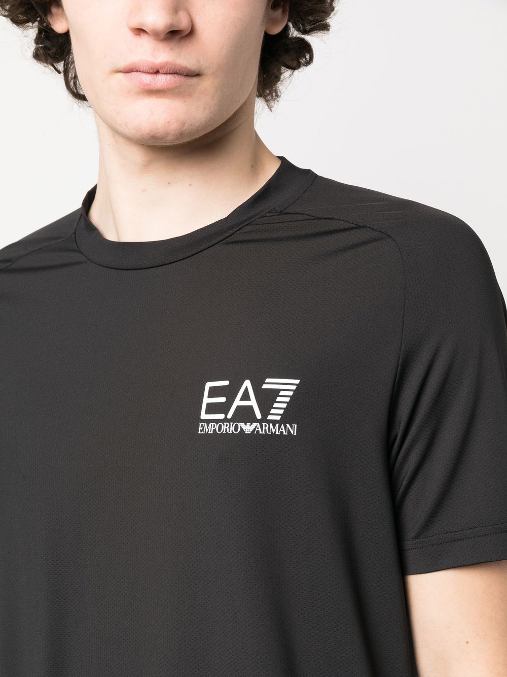 Ea7 T Shirts And Polos Black