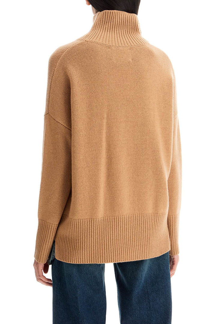 Lisa Yang High Necked Heidi Pullover Sweater   Brown