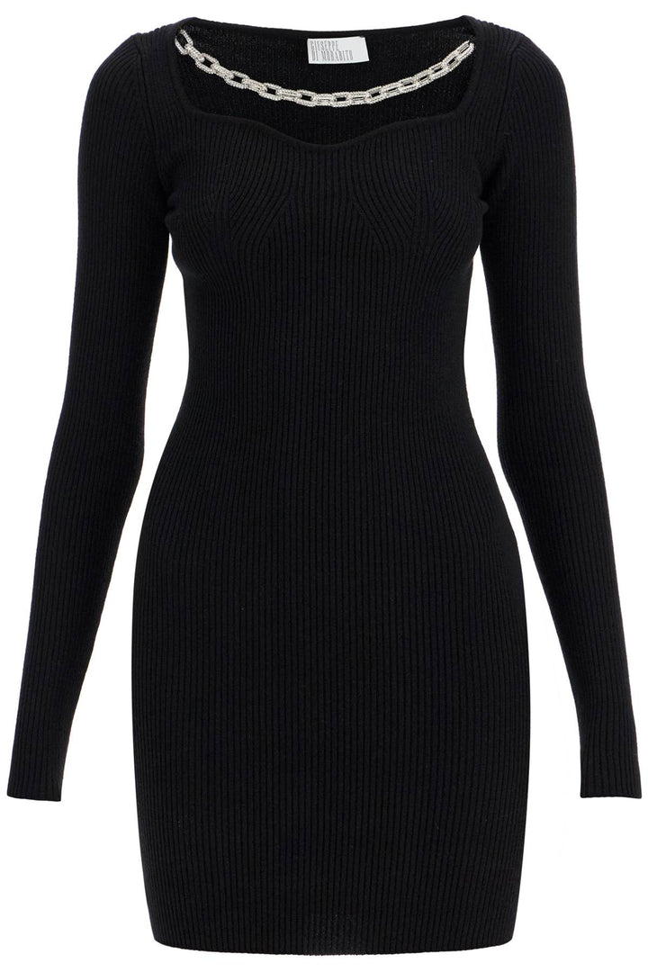 Giuseppe Di Morabito knit dress with chain detail