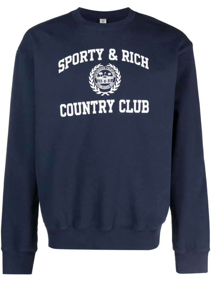 Sporty & Rich Sweaters Blue