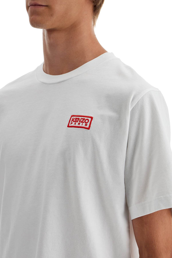 Kenzo Logo T Shirt With   White
