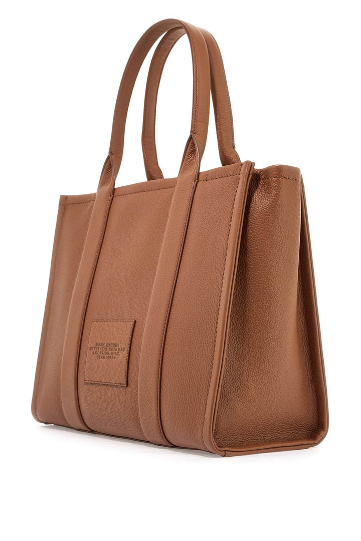Marc Jacobs The Leather Large Tote Bag   Brown