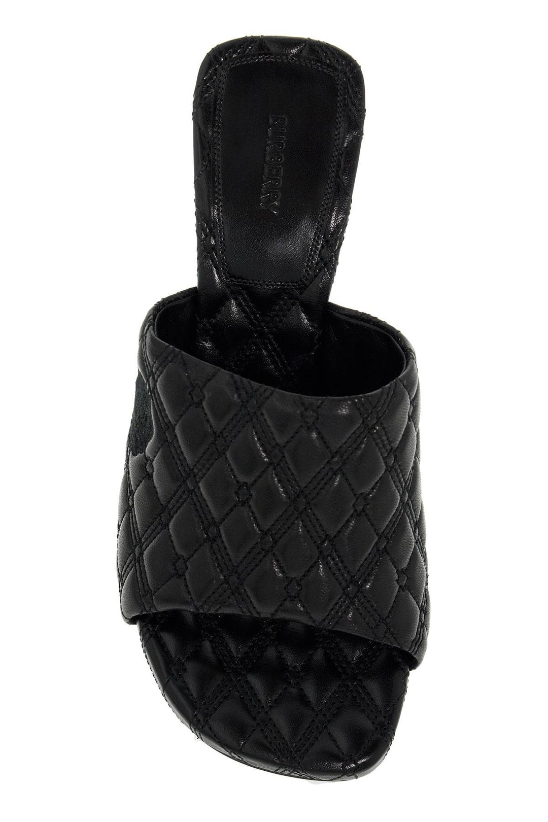 Burberry Nappa Quilted M   Black