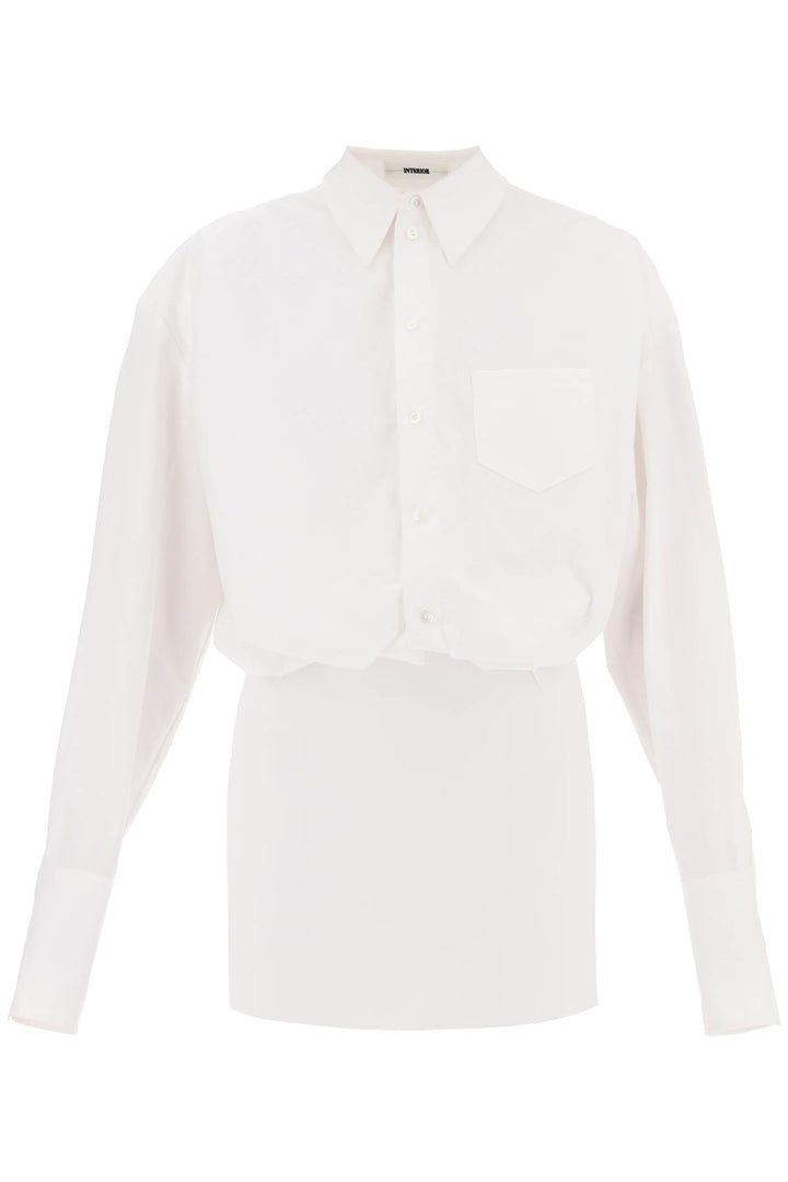 Interior Nuno Mini Shirt Dress   Bianco