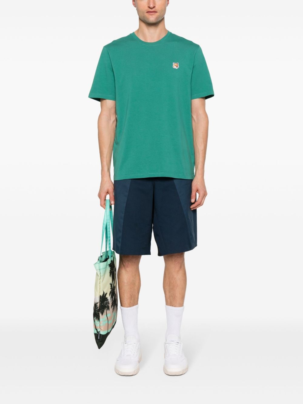 Maison Kitsune' T Shirts And Polos Green