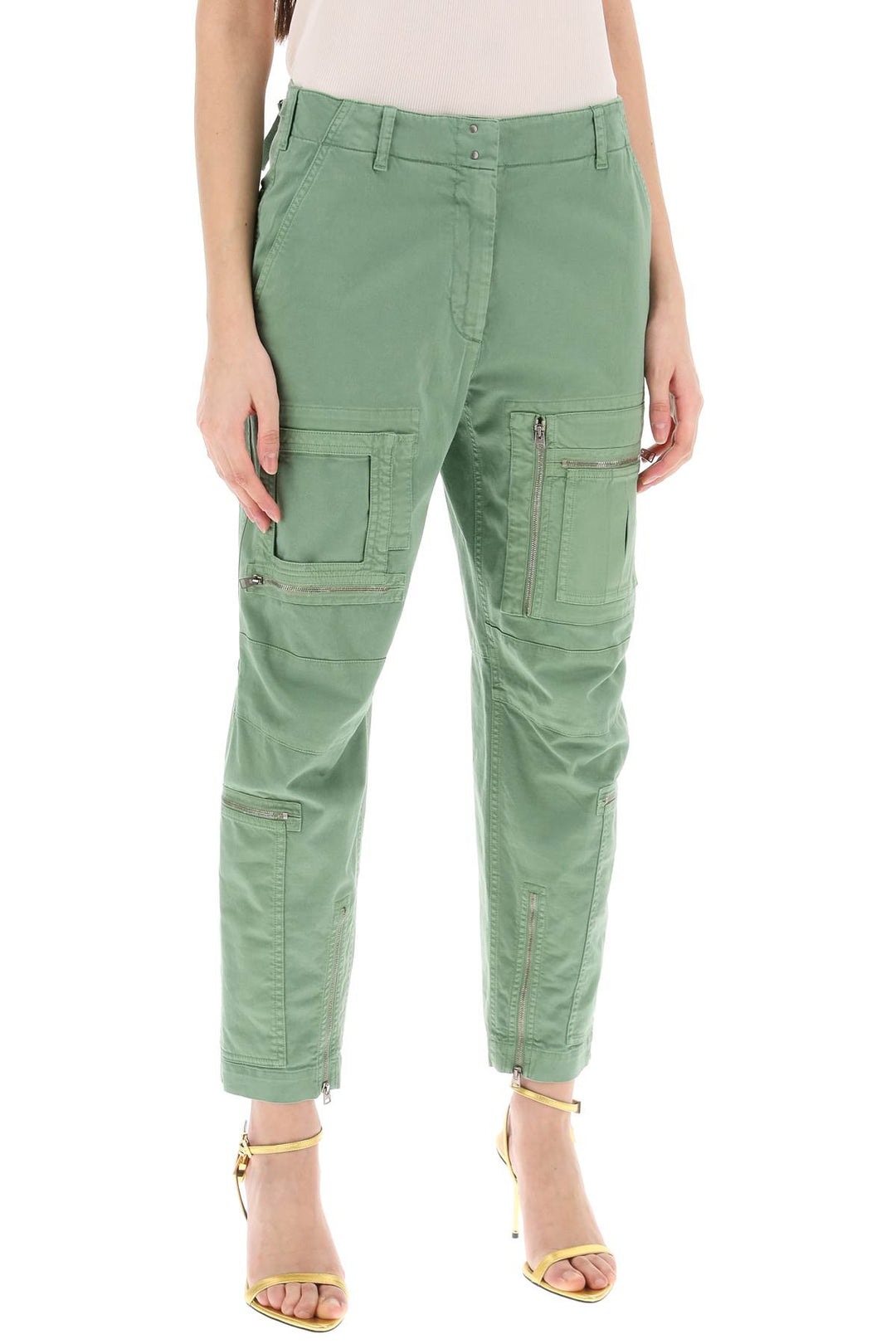 Tom Ford Tapered Cargo Pants   Verde