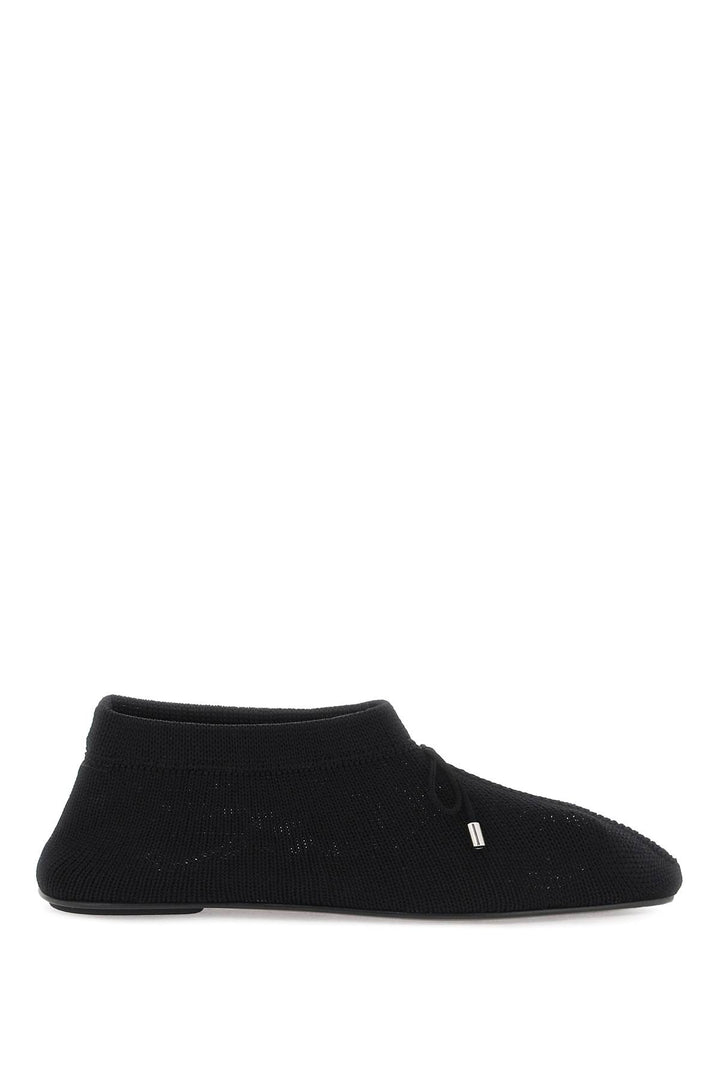 Toteme Knitted Ballet Flats   Black